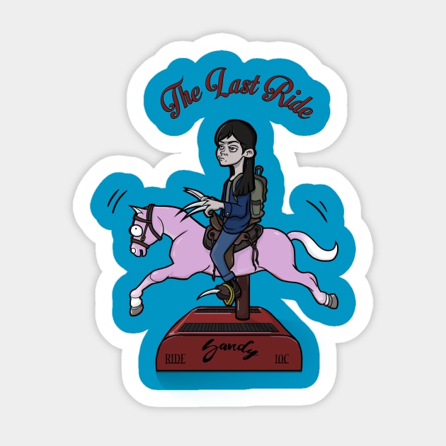 The Last Ride Sticker by vangega